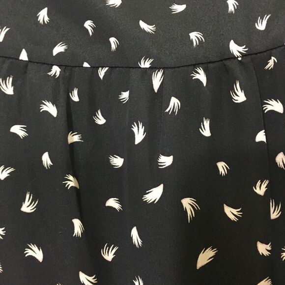 ANN TAYLOR LOFT BLACK WHITE MINI SKIRT 6 - Picture 12 of 12